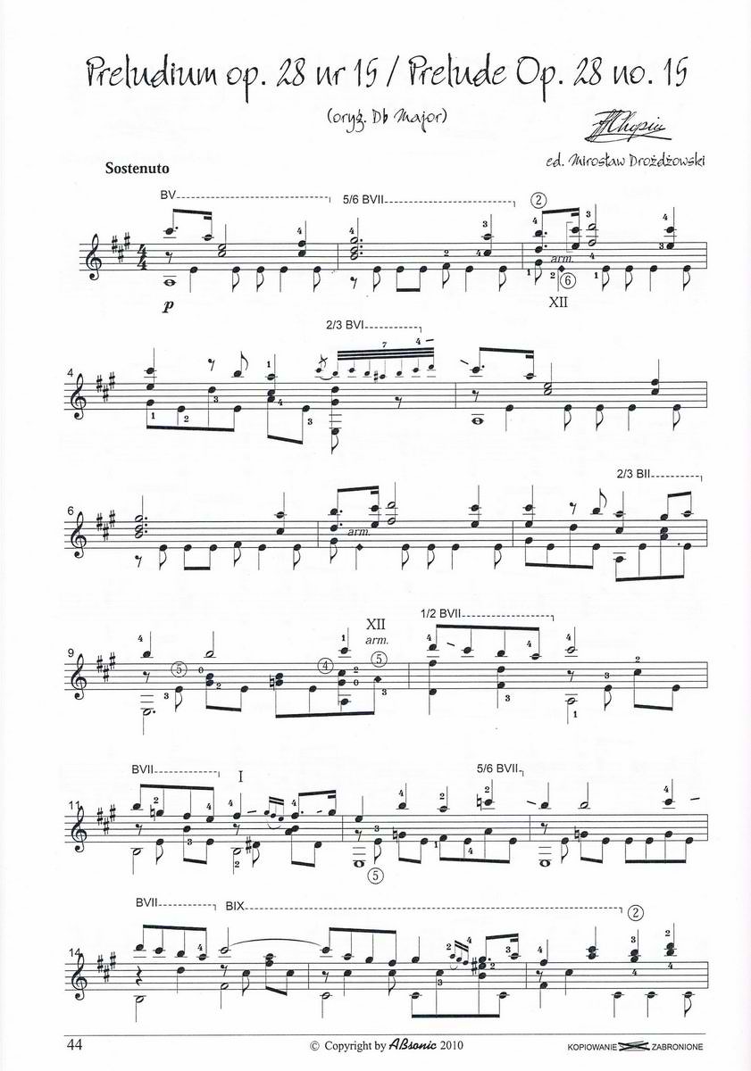 Chopin Na Gitare 1 Miroslaw Drozdzowski Gitarzysta Kompozytor Pedagog